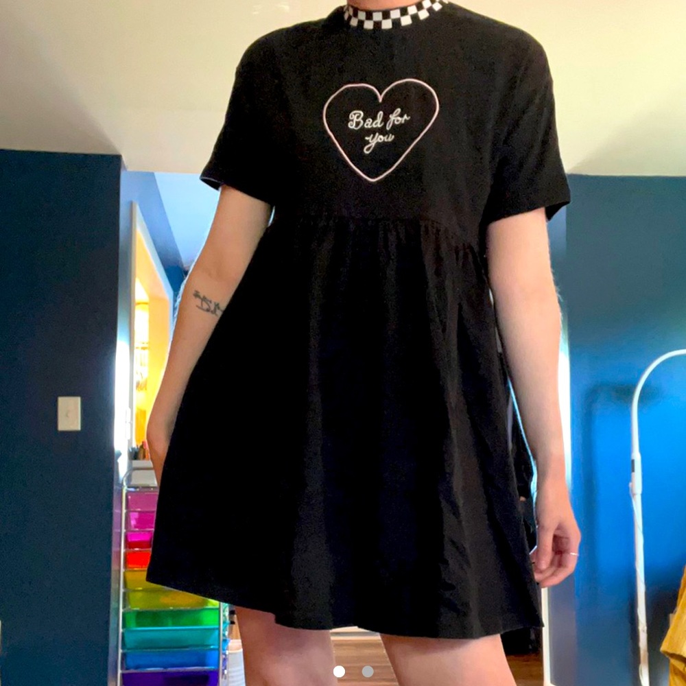 Lazy Oaf x Vans Bad for You Tee Dress